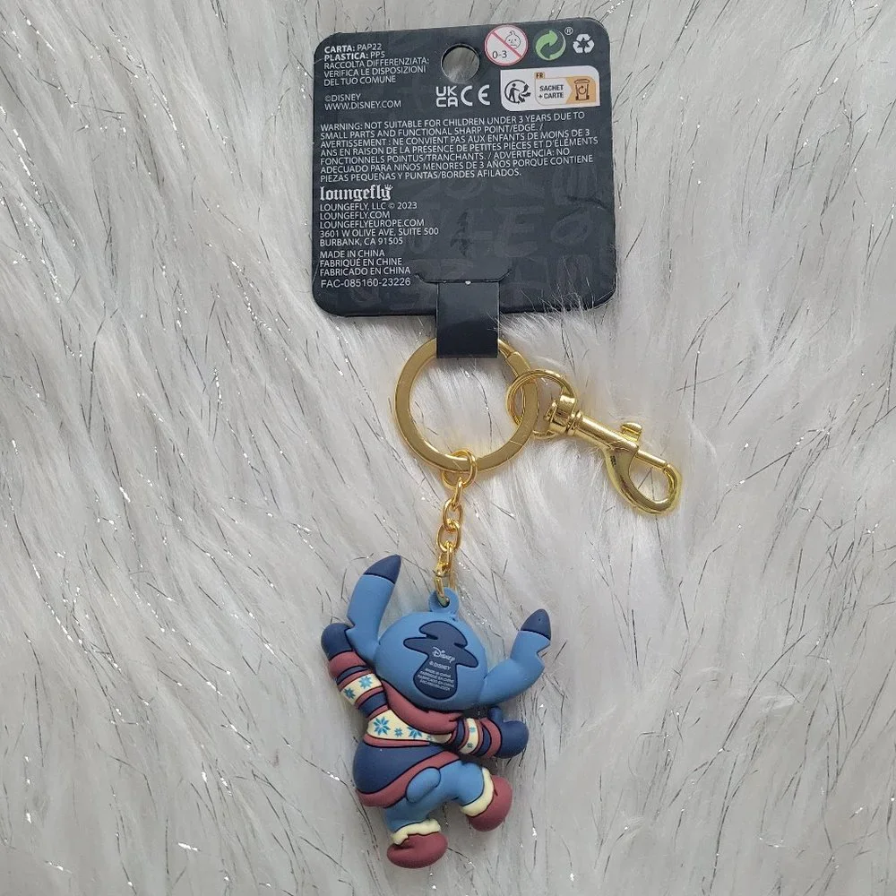 Loungefly Winter Stitch Keychain